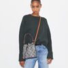 Bolso tipo cubo con T Monogram