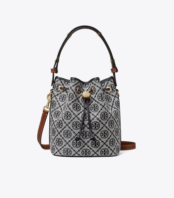Bolso tipo cubo con T Monogram