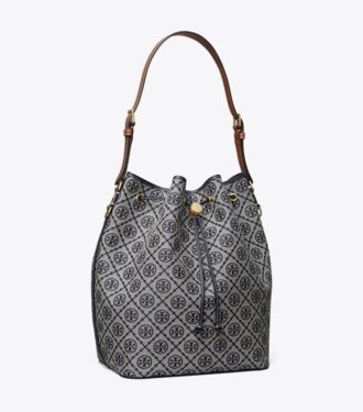 Bolso tipo cubo oversize con T Monogram