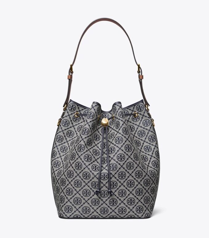 Bolso tipo cubo oversize con T Monogram Bolso tipo cubo oversize con T Monogram