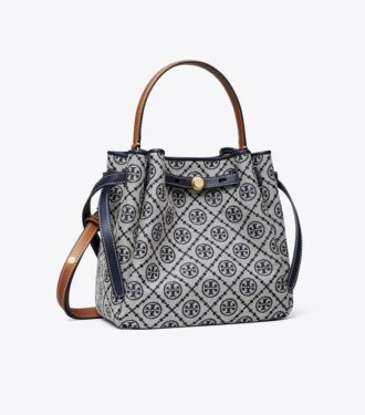 Bolso tipo cubo Romy con T Monogram