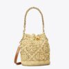 Bolso tipo cubo T Monogram Raffia