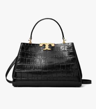 Bolso tipo satchel Eleanor con estampado de cocodrilo Bolso tipo satchel Eleanor con estampado de cocodrilo