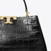 Bolso tipo satchel Eleanor con estampado de cocodrilo Bolso tipo satchel Eleanor con estampado de cocodrilo