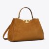 Bolso tipo satchel Eleanor de ante