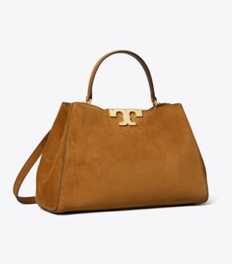 Bolso tipo satchel Eleanor de ante