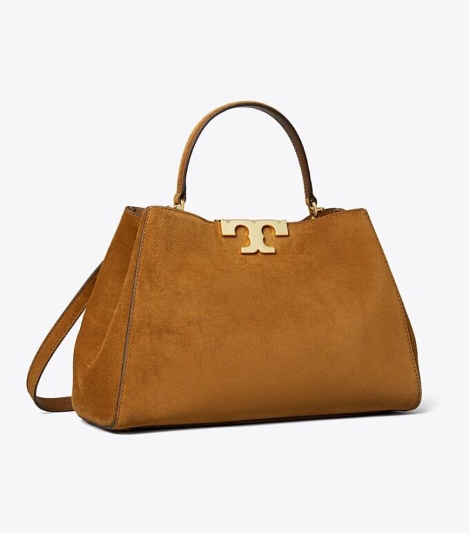 Bolso tipo satchel Eleanor de ante