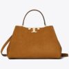 Bolso tipo satchel Eleanor de ante