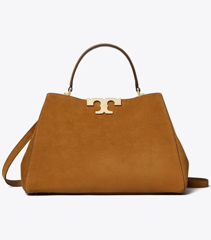 Bolso tipo satchel Eleanor de ante