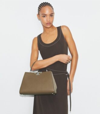 Bolso tipo satchel Eleanor Pebbled