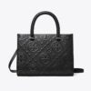 Bolso tote con asa superior y estampado T Monogram Bolso tote con asa superior y estampado T Monogram