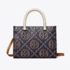 Bolso tote con asa superior y relieve en contraste T Monogram Bolso tote con asa superior y relieve en contraste T Monogram