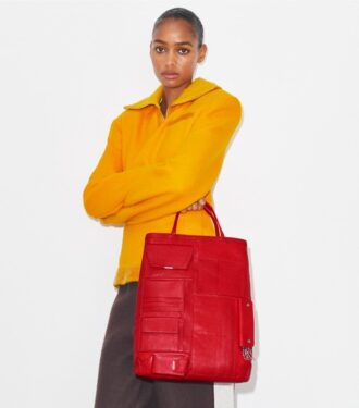 Bolso tote con múltiples bolsillos