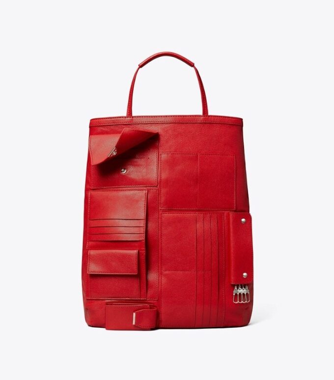Bolso tote con múltiples bolsillos Bolso tote con múltiples bolsillos