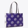 Bolso tote con monograma T Monogram en relieve en contraste