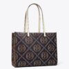 Bolso tote con monograma T Monogram en relieve en contraste Bolso tote con monograma T Monogram en relieve en contraste
