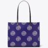 Bolso tote con monograma T Monogram en relieve en contraste