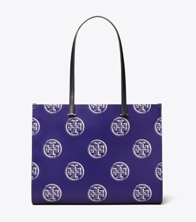 Bolso tote con monograma T Monogram en relieve en contraste