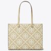 Bolso tote con monograma T Monogram en relieve en contraste Bolso tote con monograma T Monogram en relieve en contraste