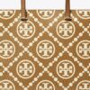 Bolso tote con monograma T Monogram en relieve en contraste