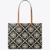 Bolso tote con monograma T Monogram en relieve en contraste Bolso tote con monograma T Monogram en relieve en contraste