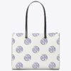 Bolso tote con monograma T Monogram en relieve en contraste