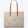 Bolso tote con monograma T Monogram en relieve en contraste Bolso tote con monograma T Monogram en relieve en contraste