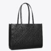 Bolso tote con relieve T Monogram