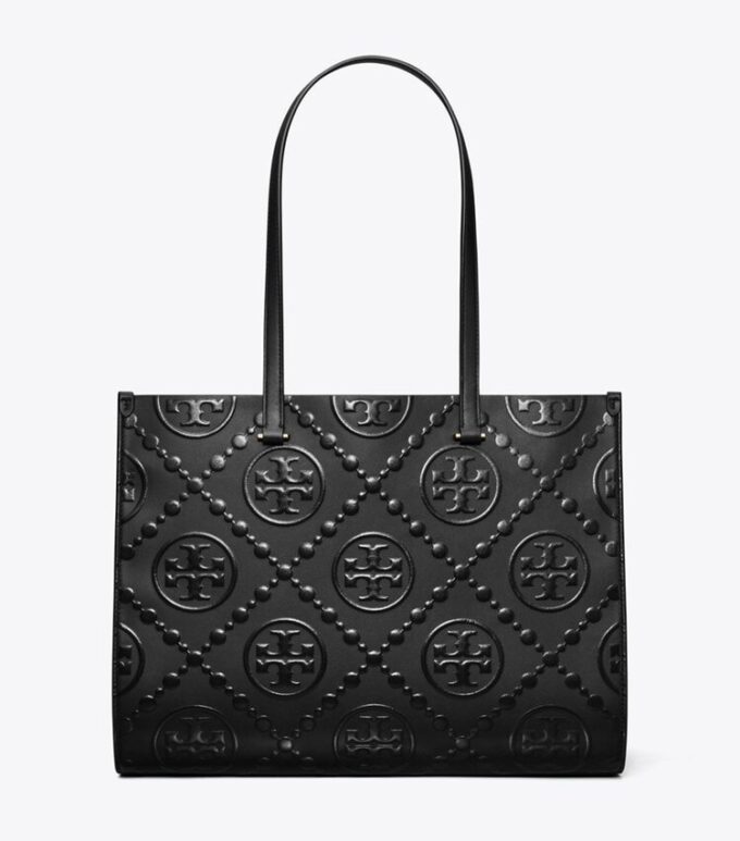 Bolso tote con relieve T Monogram