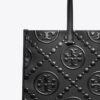 Bolso tote con relieve T Monogram