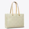 Bolso tote con T Monogram en piel granulada Bolso tote con T Monogram en piel granulada