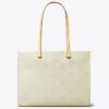 Bolso tote con T Monogram en piel granulada Bolso tote con T Monogram en piel granulada