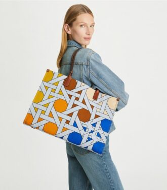 Bolso tote de lona trenzada Ella