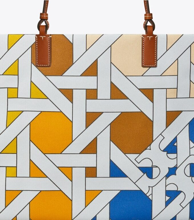 Bolso tote de lona trenzada Ella