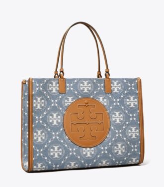 Bolso tote Ella T Monogram Denim