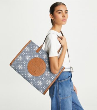Bolso tote Ella T Monogram Denim