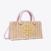Bolso tote Ella tejido a mano con diseño este-oeste Bolso tote Ella tejido a mano con diseño este-oeste