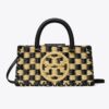 Bolso tote Ella tejido a mano con diseño este-oeste Bolso tote Ella tejido a mano con diseño este-oeste