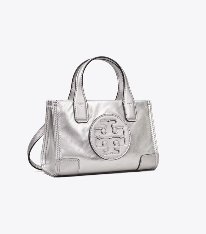 Bolso tote micro metálico Ella Bolso tote micro metálico Ella