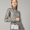 Bolso tote micro metálico Ella Bolso tote micro metálico Ella