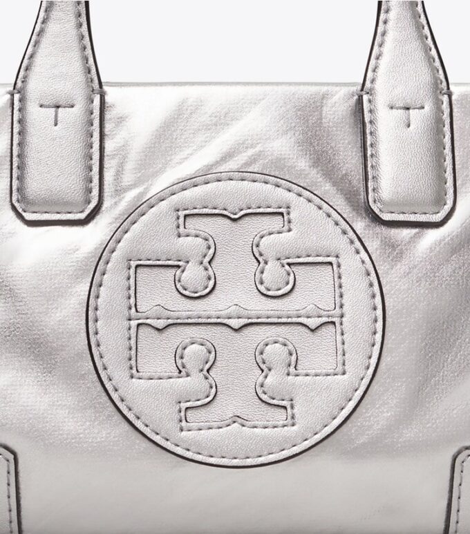 Bolso tote micro metálico Ella Bolso tote micro metálico Ella