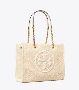 Bolso tote mini con cadena Ella Bouclé