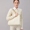 Bolso tote mini con cadena Ella Bouclé Bolso tote mini con cadena Ella Bouclé