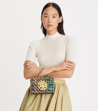 Bolso tote mini Fleming Soft Tweed Chain