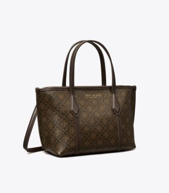 Bolso tote mini Perry de lona recubierta