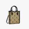 Bolso tote mini T Monogram Raffia