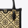 Bolso tote mini T Monogram Raffia