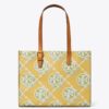 Bolso tote pequeño con T Monogram en relieve en contraste Bolso tote pequeño con T Monogram en relieve en contraste