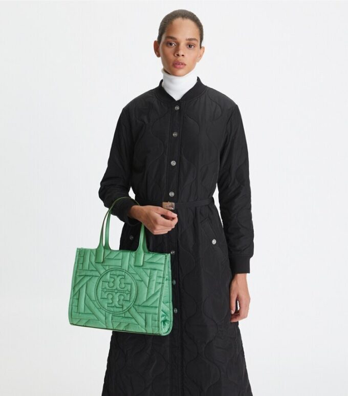 Bolso tote pequeño Ella Basketweave Bolso tote pequeño Ella Basketweave