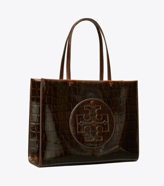 Bolso tote pequeño Ella con estampado de cocodrilo Bolso tote pequeño Ella con estampado de cocodrilo
